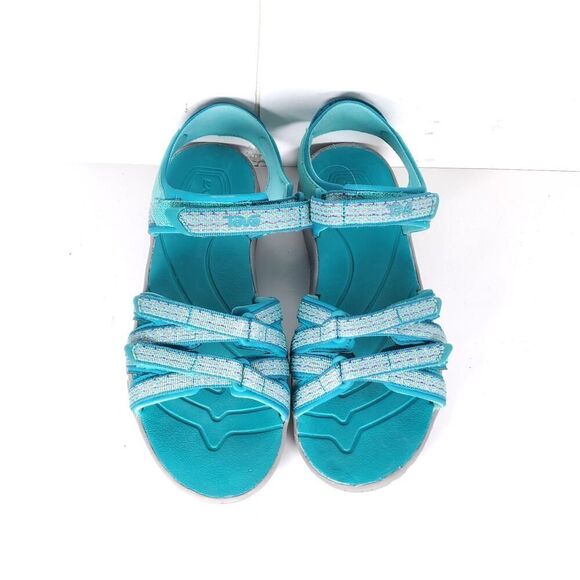 Teva Women's Tirra US6 Blue Flat Trail Hiking Strappy Sport Sandals Shoes - Picture 4 of 15